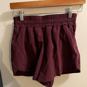 Lululemon Athletica Dark Purple Athletic Shorts
